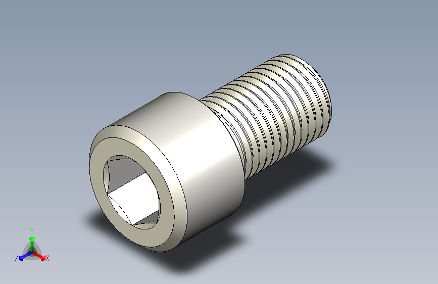 DIN_EN_ISO_4762_M42x70.ipt内六角螺钉