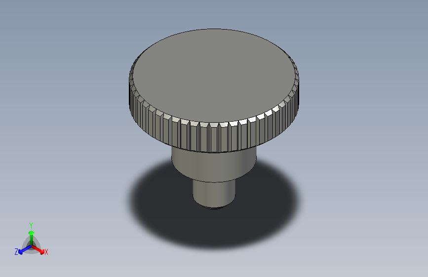 高头滚花螺丝DIN 464-M4-05_