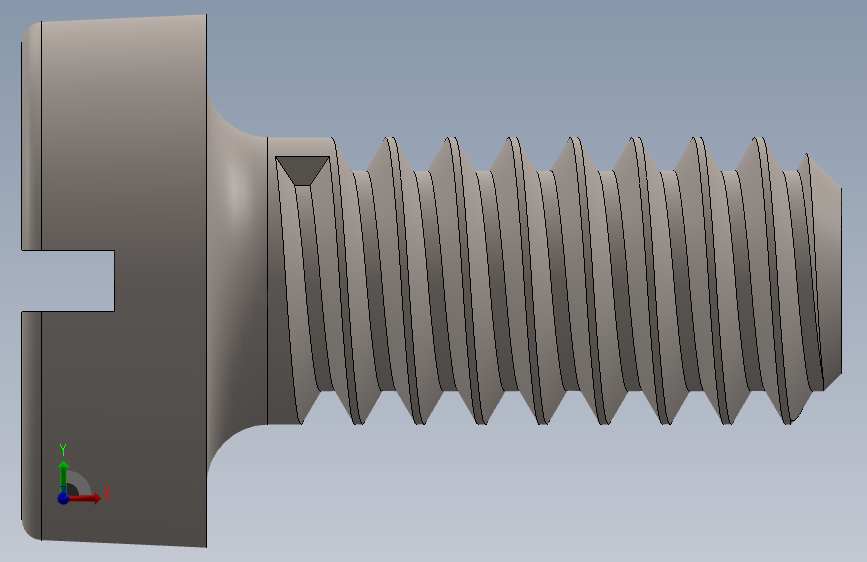 开槽圆柱头螺钉M1.4 DIN 84.SLDPRT