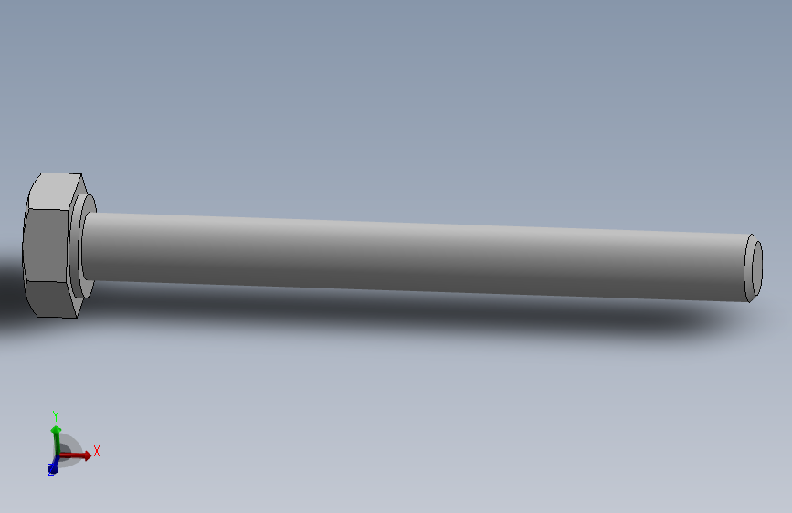 六角头螺钉DIN933 M3x30.SLDPRT