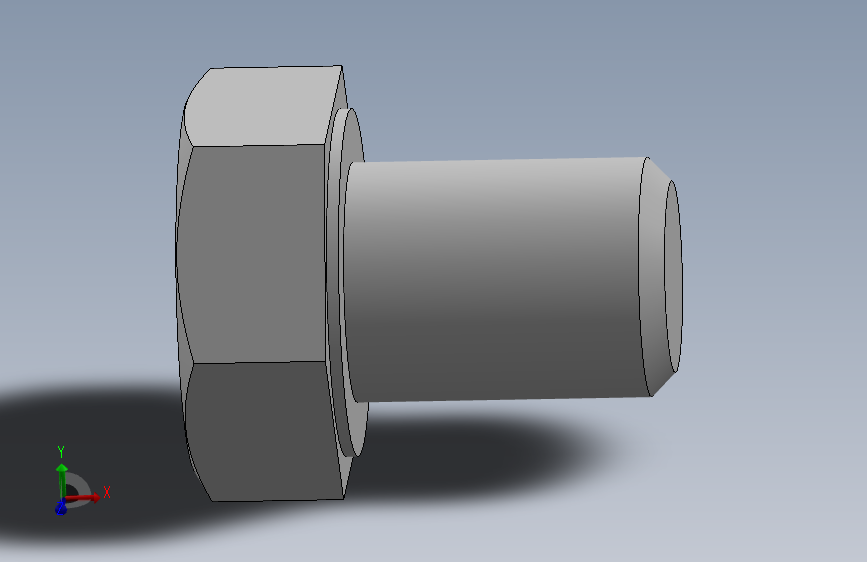 六角头螺钉DIN933 M12x16.SLDPRT