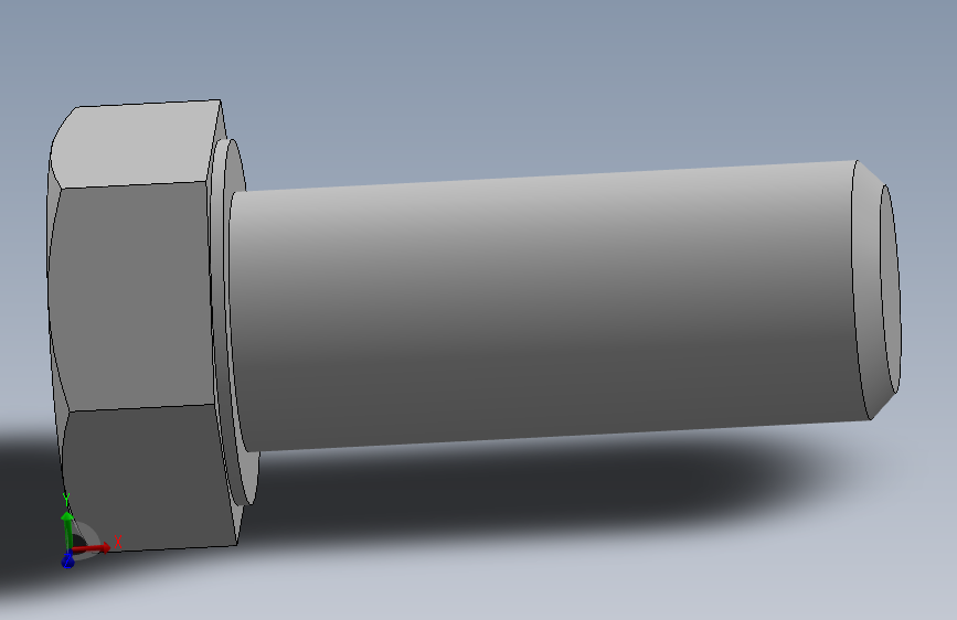 六角头螺钉DIN933 M16x40.SLDPRT