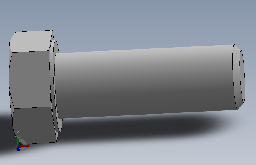 六角头螺钉DIN933 M16x45.SLDPRT