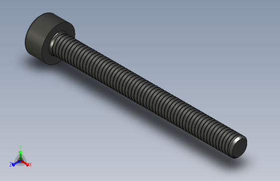 内六角圆柱头螺钉DIN_912-M3x30