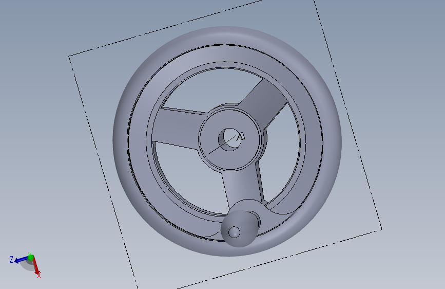 手轮din_950-100 Hand wheel T.SLDPRT