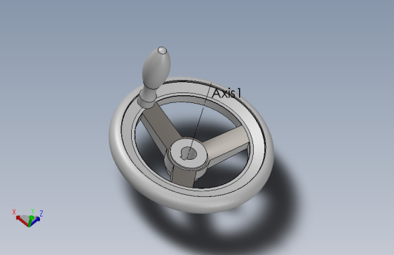 手轮din_950-125 Hand wheel T.SLDPRT