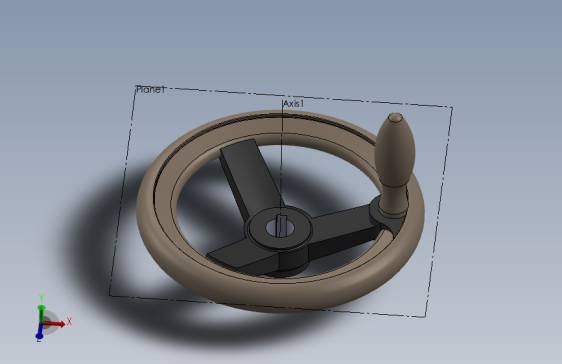 手轮din_950-140 Hand wheel T.SLDPRT