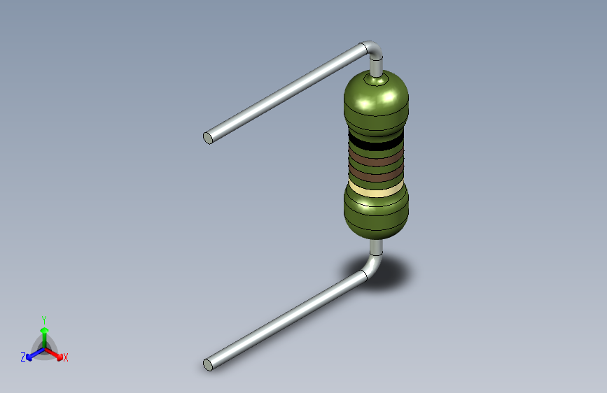 R 1W D3,5 L10节距15间距7,5 stp