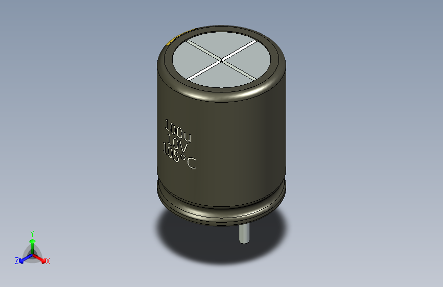 电子元器件C绿色D 10 L 12,5 P 5 TMP 105 C 1u U 16