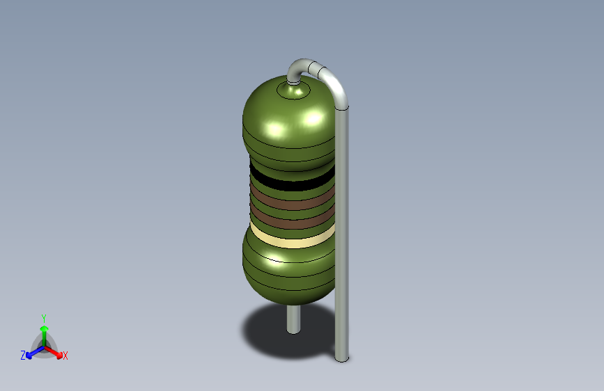 电子元器件R 5W垂直D7,5 L18节距5间距0 stp