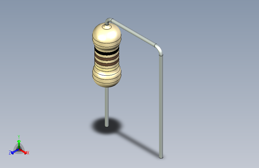 电子元器件R 5W垂直D7,5 L18节距20间距10 begie stp