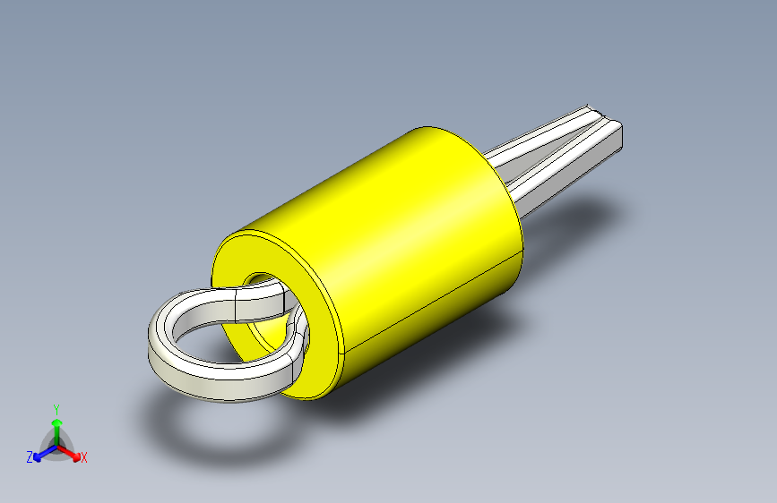 电子元器件测试销黄色1mm stp