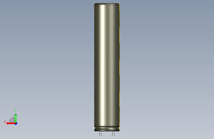 铝电解电容器C-HOR__D-10__L-50__P5__STAND-2__TMP-105__C-100u__U-16.stp 背面视图