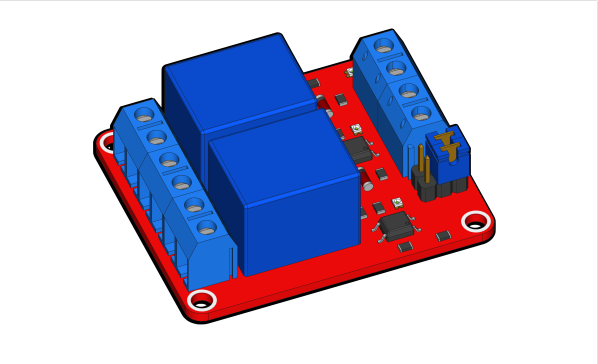双继电器模块5V、12V、24V