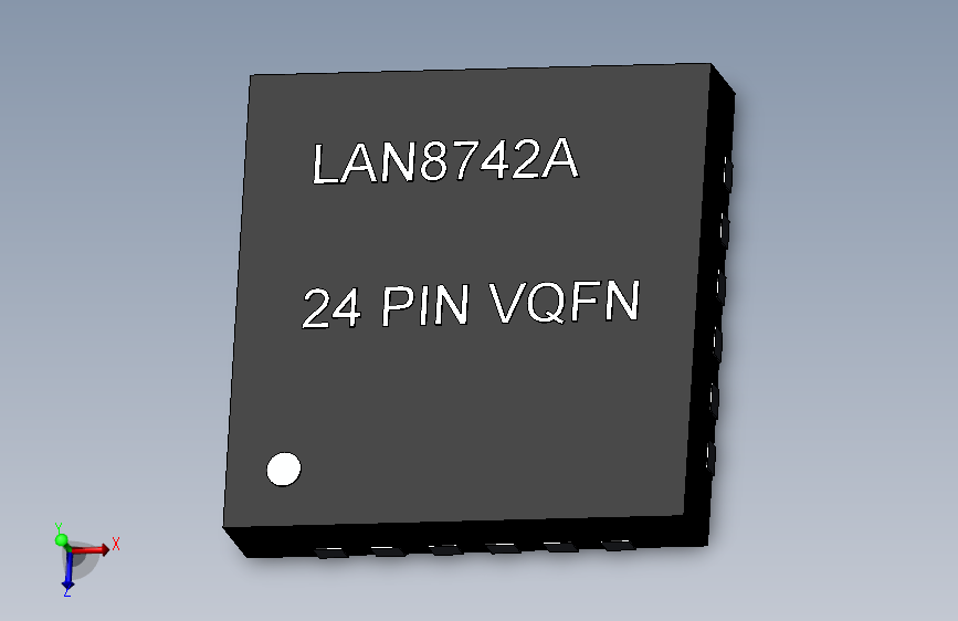 LAN8742A 24-VQFN 引脚