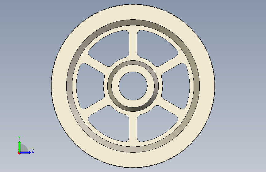 8mm 绳索 200mm 滑轮 - 滑轮 左侧视图