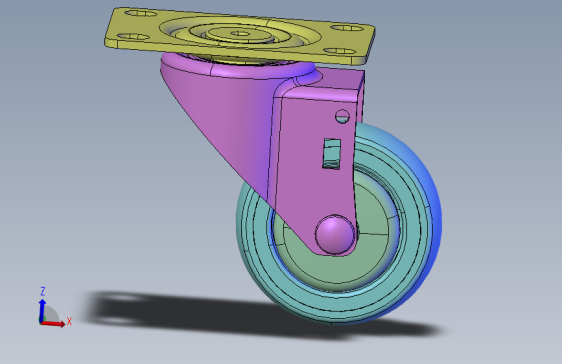 轻荷重脚轮SGL-75-FLANGE