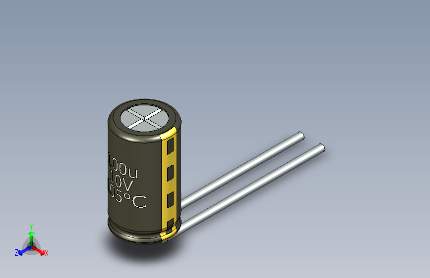 铝电解电容器C-HOR_MIR__D-5__L-9__P2__STAND-10__TMP-105__C-100u__U-16.stp