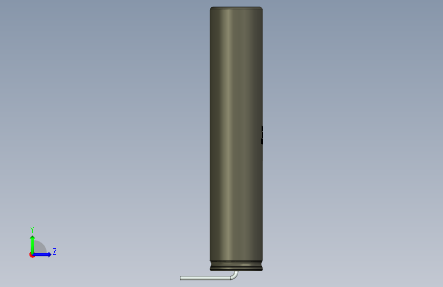 铝电解电容器C-HOR_MIR__D-10__L-50__P5__STAND-2__TMP-105__C-100u__U-16.ipt 左侧视图
