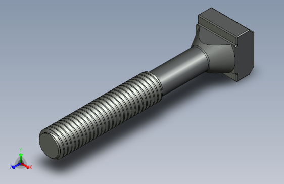 t型螺钉Parafuso T DIN 787 - M8x8x50.par