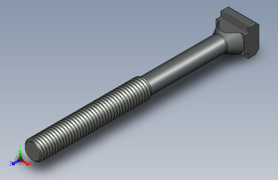 t型螺钉Parafuso T DIN 787 - M10x10x100.par