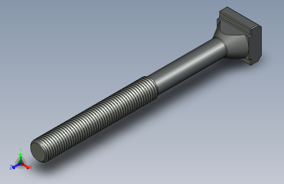 t型螺钉Parafuso T DIN 787 - M16x18x160.par