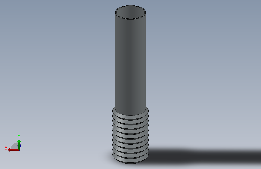 不锈钢管件MEDIO NIPLE CC 1 x 150 mm.SLDPRT