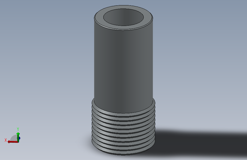 不锈钢管件MEDIO NIPLE CC 1-4 x 30 mm.SLDPRT