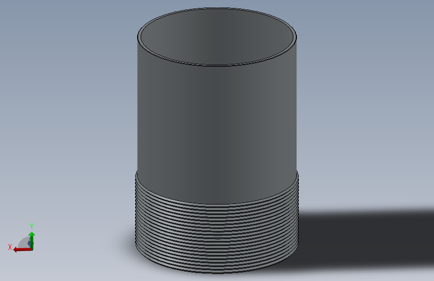 不锈钢管件MEDIO NIPLE CC 2 1-2 x 100 mm.SLDPRT