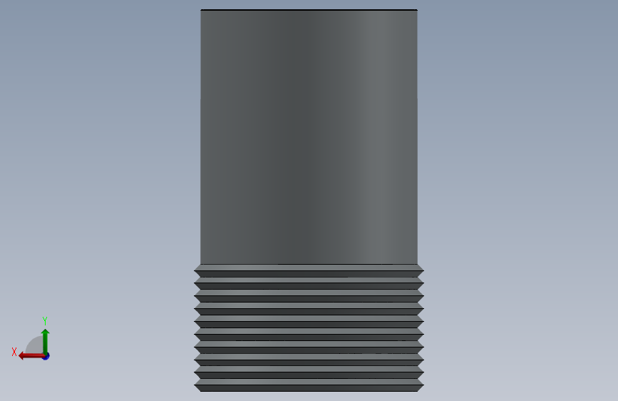 不锈钢管件MEDIO NIPLE CC 2 x 100 mm.SLDPRT
