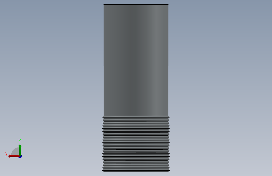 不锈钢管件MEDIO NIPLE CC 2 x 150 mm.SLDPRT