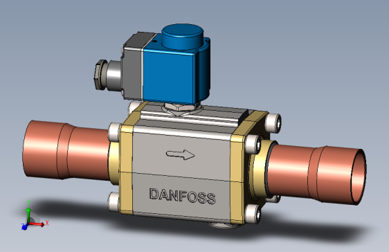 电磁阀Danfoss EVR (NC) + Coil BE230AS