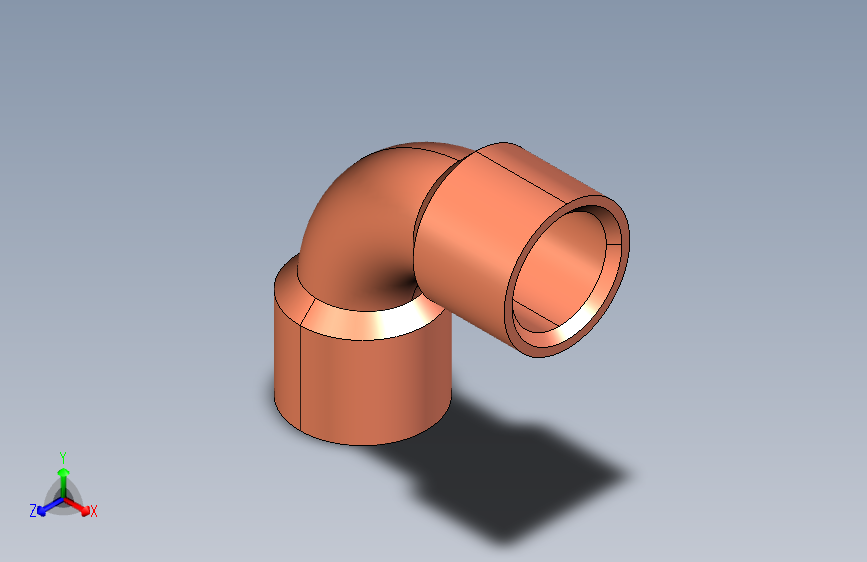 制冷铜管90° radius elbows, Type 5090,6