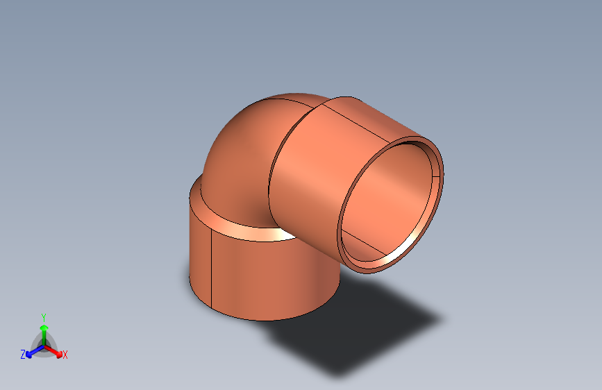 制冷铜管90° radius elbows, Type 5090,12