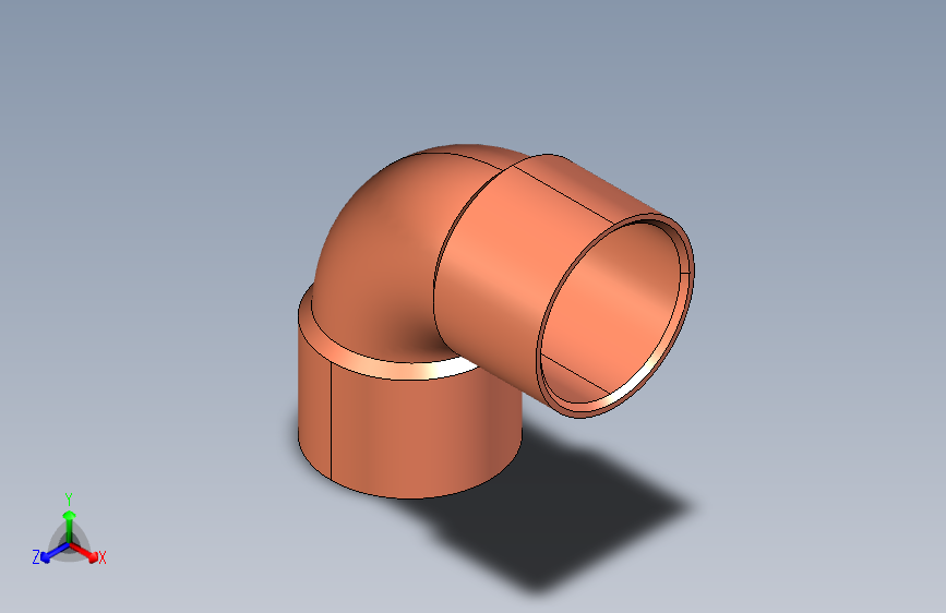 制冷铜管90° radius elbows, Type 5090,15