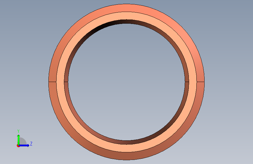 制冷铜管Fittings-reducers, Type 5243,08-06 左侧视图