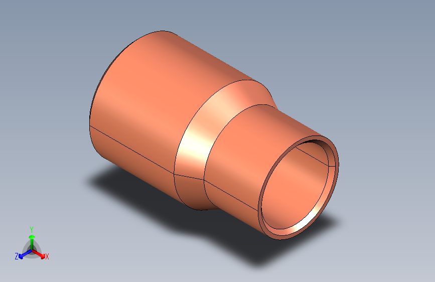 制冷铜管Fittings-reducers, Type 5243,15-10