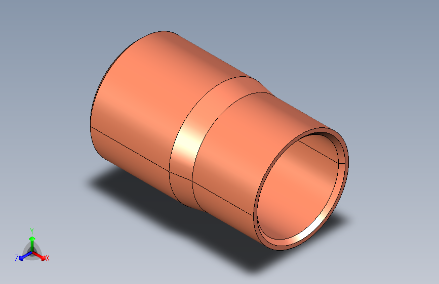 制冷铜管Fittings-reducers, Type 5243,15-12