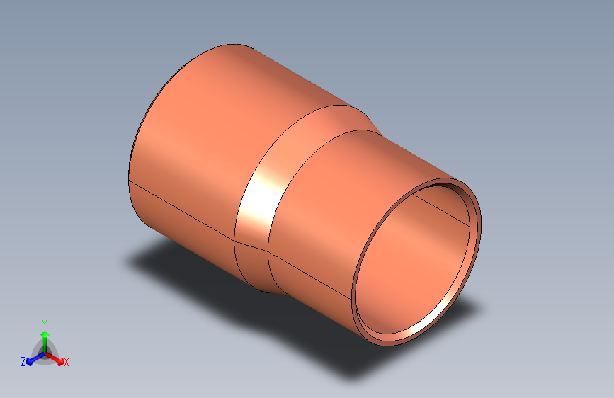 制冷铜管Fittings-reducers, Type 5243,28-22