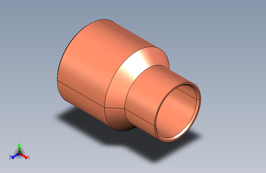 制冷铜管Fittings-reducers, Type 5243,35-22