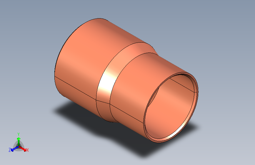 制冷铜管Fittings-reducers, Type 5243,35-28