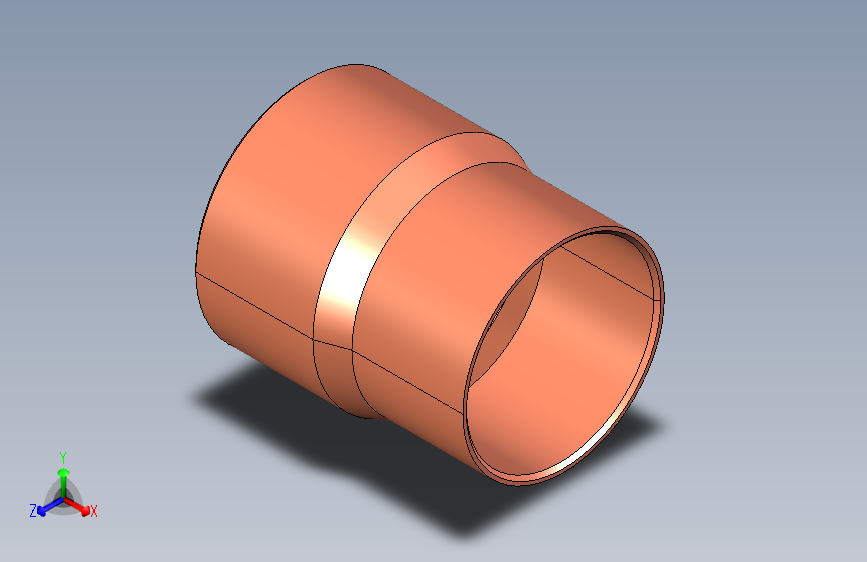 制冷铜管Fittings-reducers, Type 5243,64-54