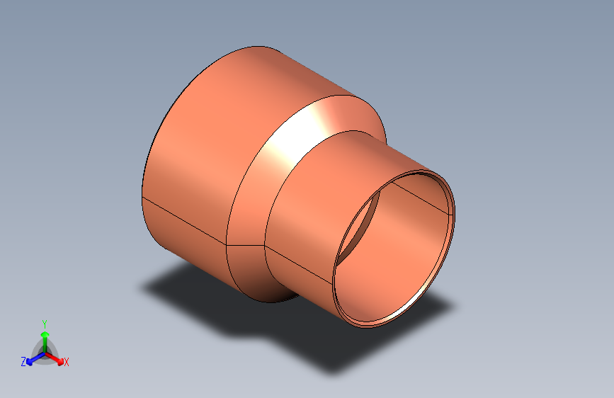 制冷铜管Fittings-reducers, Type 5243,76-54