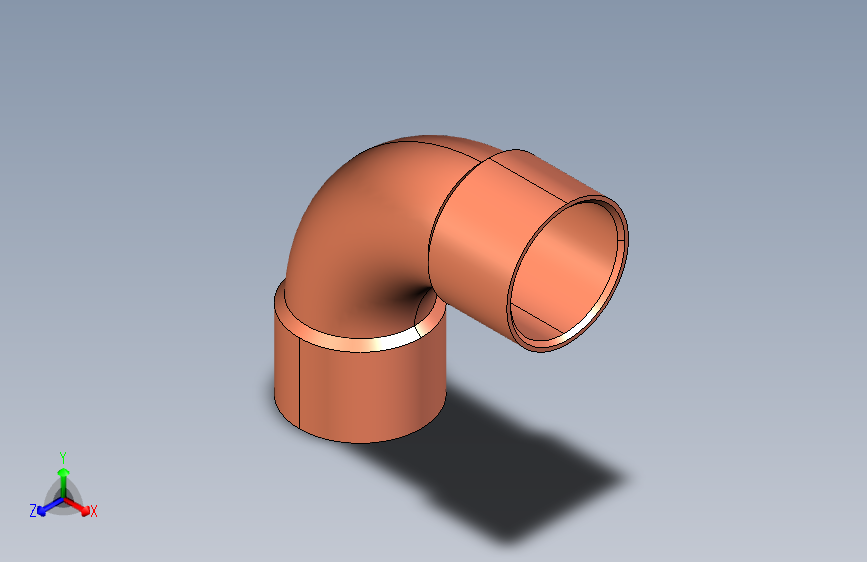 制冷铜管Long 90° radius elbows, Type 5002A,15
