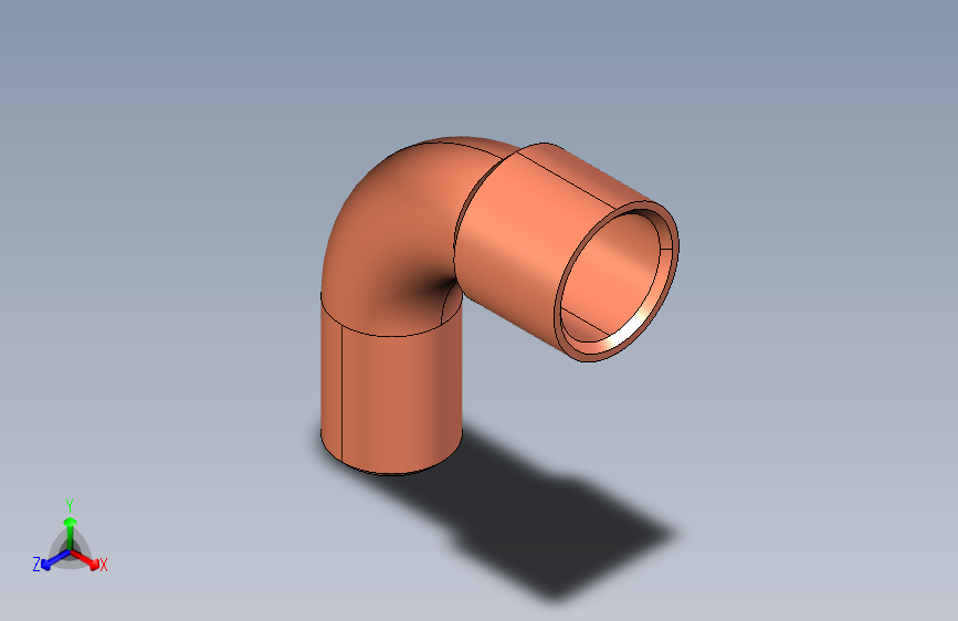 制冷铜管Long 90° street elbows, Type 5001A,8