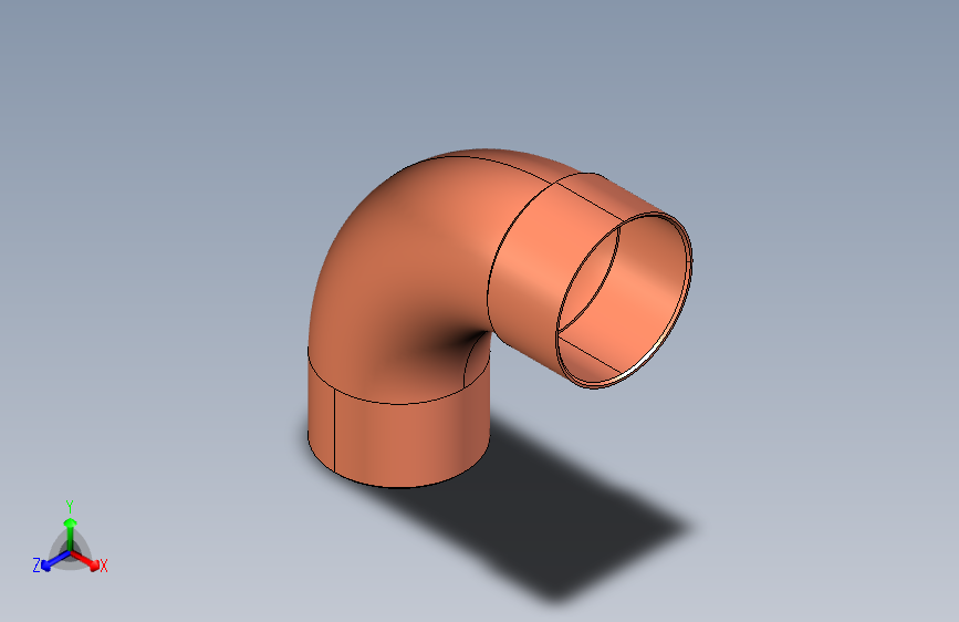 制冷铜管Long 90° street elbows, Type 5001A,64