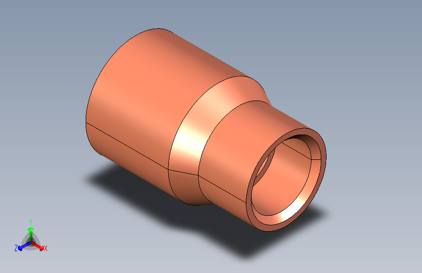 制冷铜管Reducing couplings, Type 5240, 08-06