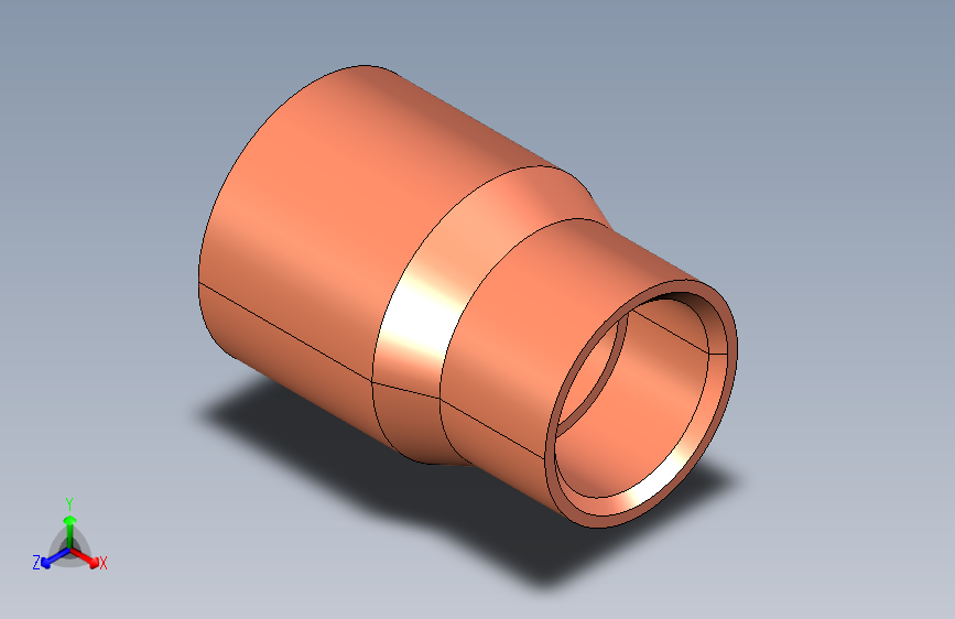 制冷铜管Reducing couplings, Type 5240,10-08