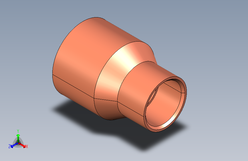 制冷铜管Reducing couplings, Type 5240,15-10