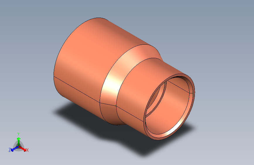 制冷铜管Reducing couplings, Type 5240,15-12